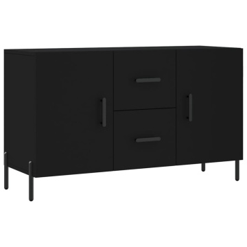 Dulap, negru, 100x36x60 cm, lemn compozit - Img 2