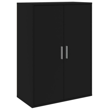 Dulap, negru, 60x31x84 cm, lemn prelucrat - Img 2