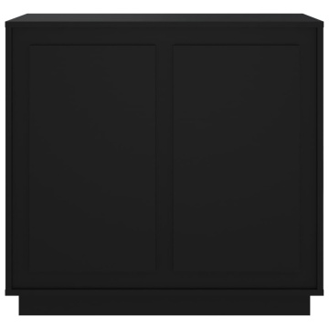 Dulap, negru, 80x34x75 cm, lemn prelucrat - Img 8