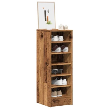 Dulap Pantofi Lemn Vechi 32x35x92 cm Lemn prelucrat - Img 1