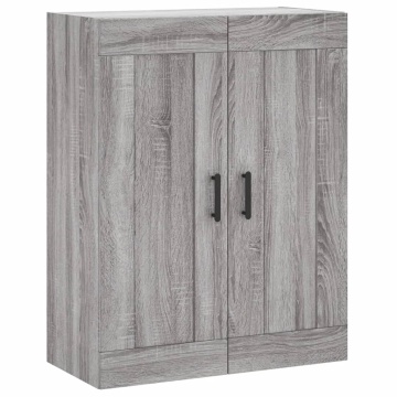 Dulap pe perete, sonoma gri, 69,5x34x90 cm, lemn prelucrat - Img 2