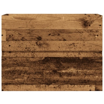 Dulap pentru baie, lemn vechi, 60x38,5x45 cm, lemn prelucrat - Img 4