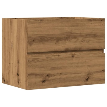 Dulap pentru baie stejar artizanal 60x38,5x45 cm lemn prelucrat - Img 2