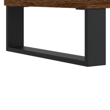 Dulap pentru discuri stejar maro 84,5x38x89 cm lemn compozit - Img 7