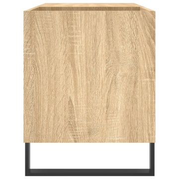 Dulap pentru discuri stejar sonoma 85x38x48 cm lemn prelucrat - Img 8