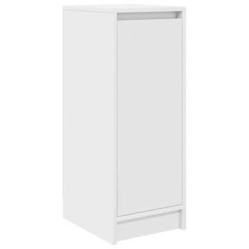 Dulap pentru încălțăminte alb 29,5x34x76 cm lemn prelucrat - Img 2