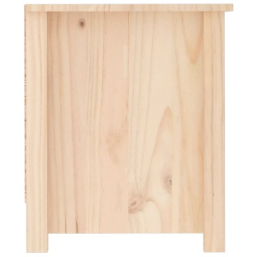 Dulap pentru pantofi, 110x38x45,5 cm, lemn masiv de pin - Img 8