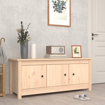 Dulap pentru pantofi, 110x38x45,5 cm, lemn masiv de pin - Img 1