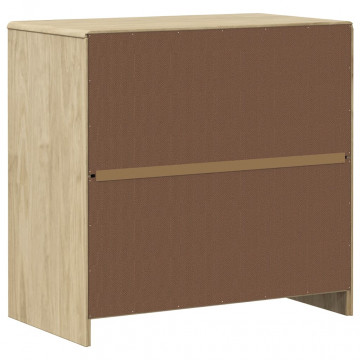 Dulap "SAUDA", stejar, 80x43x75,5 cm, lemn masiv de pin - Img 5