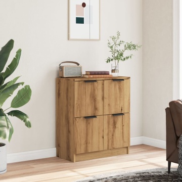 Dulap, stejar artizanal, 60x30x70 cm, lemn prelucrat - Img 3