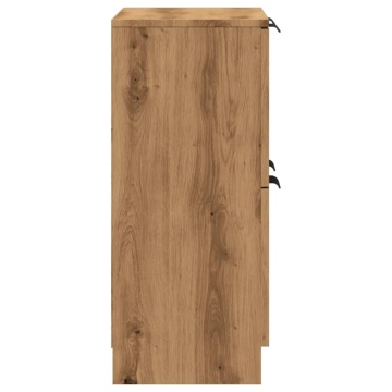 Dulap, stejar artizanal, 60x30x70 cm, lemn prelucrat - Img 8