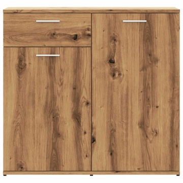 Dulap, stejar artizanal, 80x36x75 cm, lemn prelucrat - Img 4