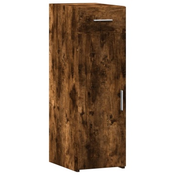 Dulap, stejar fumuriu, 30x42,5x93 cm, lemn prelucrat - Img 2