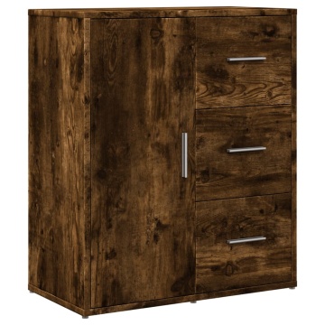 Dulap, stejar fumuriu, 60x31x70 cm, lemn prelucrat - Img 2