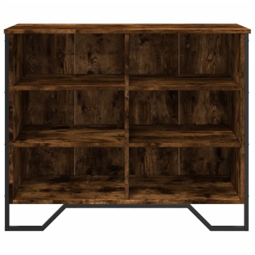 Dulap, stejar fumuriu, 91x35,5x74,5 cm, lemn prelucrat - Img 4