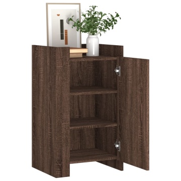 Dulap, stejar maro, 45x35x75 cm, lemn prelucrat - Img 3