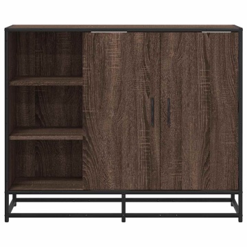Dulap, stejar maro, 92x35x76 cm, lemn prelucrat - Img 4