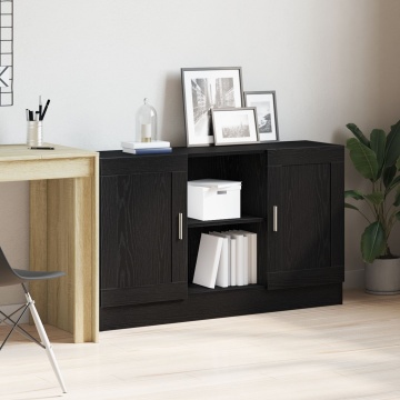 Dulap, stejar negru, 120x30,5x70 cm, lemn prelucrat - Img 1