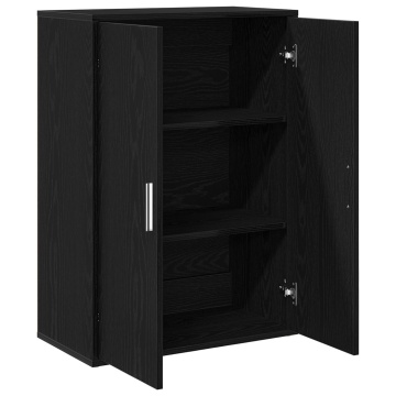 Dulap, stejar negru, 60x31x84 cm, lemn prelucrat - Img 2