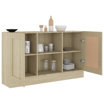 Dulap, stejar sonoma, 120x30,5x70 cm, lemn prelucrat - Img 4