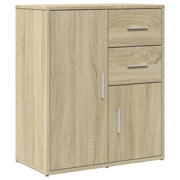 Dulap, stejar sonoma, 60x31x70 cm, lemn prelucrat - Img 2