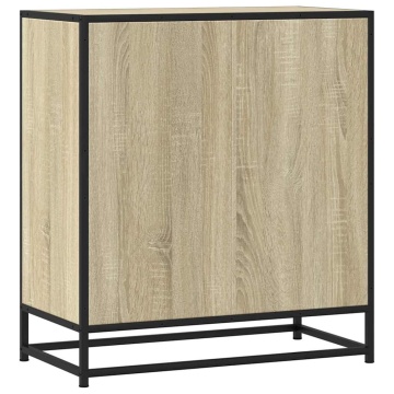Dulap, stejar sonoma, 68x35x76 cm, lemn prelucrat și metal - Img 6