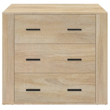 Dulap, stejar sonoma, 80x33x70 cm, lemn compozit - Img 3