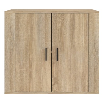 Dulap, stejar sonoma, 80x33x70 cm, lemn compozit - Img 3