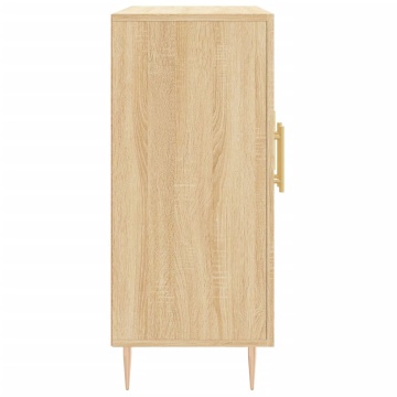 Dulap, stejar sonoma, 90x34x80 cm, lemn compozit - Img 6