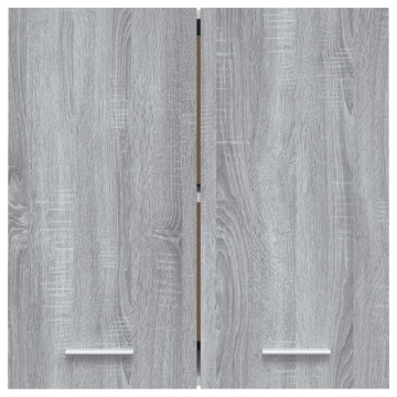 Dulap suspendat, gri sonoma, 60x31x60 cm, lemn prelucrat - Img 8
