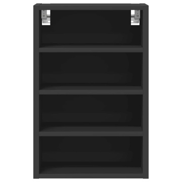 Dulap suspendat, negru, 40x29,5x60 cm, PAL - Img 4