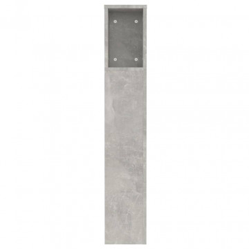 Dulap tăblie, gri beton, 120x18,5x104,5 cm - Img 7