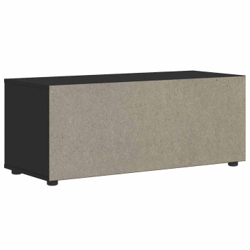 Dulap TV „VISNES” Negru 100x40x38 cm lemn prelucrat - Img 7