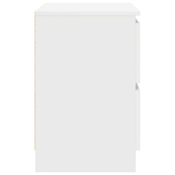 Dulap TV alb 40x35x54 cm lemn prelucrat - Img 6