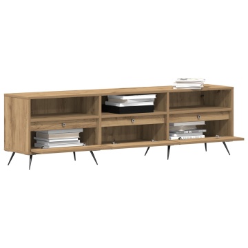 Dulap TV Artisan Stejar 150x30x44,5 cm Lemn prelucrat - Img 3