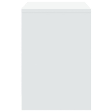 Dulap TV cu LED, alb, 100x34x50 cm, lemn prelucrat - Img 6