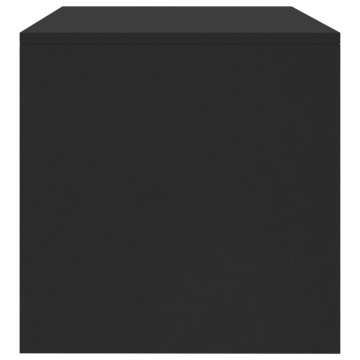 Dulap TV, negru, 120x40x40 cm, lemn prelucrat - Img 6