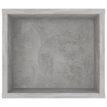 Dulap TV suspendat, gri beton, 100x30x26,5 cm, PAL - Img 7