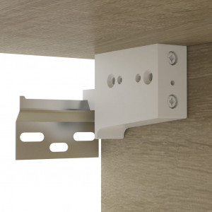 Dulap TV suspendat, stejar sonoma, 60x30x30 cm - Img 6