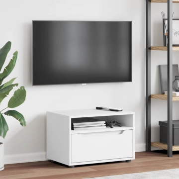 Dulap TV VISNES alb 60x40x38 cm lemn de prelucrare - Img 4