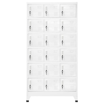Dulap vestiar cu 18 compartimente, 90x40x180 cm, metal - Img 2
