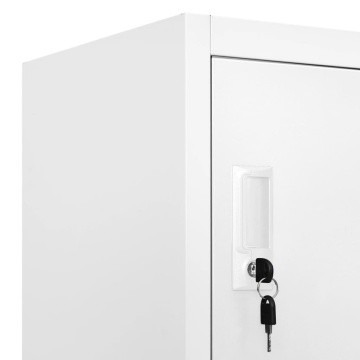 Dulap vestiar cu 18 compartimente, 90x40x180 cm, metal - Img 6