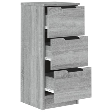 Dulapuri, 2 buc., gri sonoma, 30x30x70 cm, lemn prelucrat - Img 6