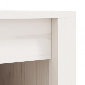 Dulapuri de bucătărie de exterior, 3 buc., alb, lemn masiv pin - Img 6
