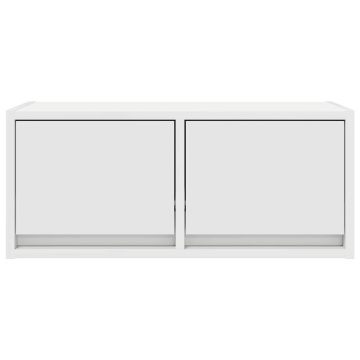 Dulapuri TV 2 buc Alb 60x31x25,5 cm Lemn prelucrat - Img 6