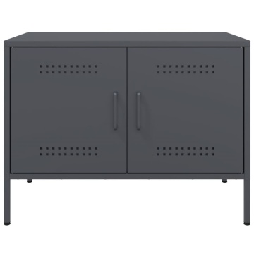Dulapuri TV, 2 buc., antracit, 68x39x50,5 cm, oțel - Img 6