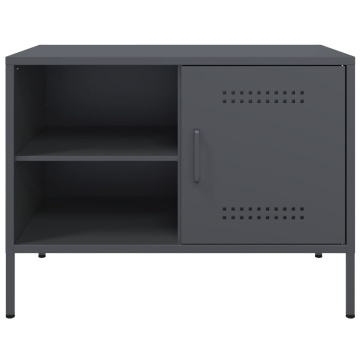 Dulapuri TV, 2 buc., antracit, 68x39x50,5 cm, oțel - Img 6