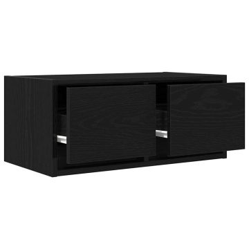 Dulapuri TV 2 buc stejar negru 60x31x25,5 cm lemn prelucrat - Img 8
