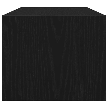 Dulapuri TV 2 buc Stejar negru 80x31x25,5 cm Lemn prelucrat - Img 7