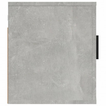 Dulapuri TV montate pe perete, 2 buc., gri beton, 40x34,5x40 cm - Img 6